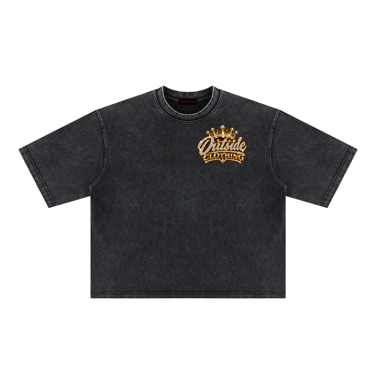 Go and Congregate Unisex Heavyweight Mineral Wash Boxy T-Shirt