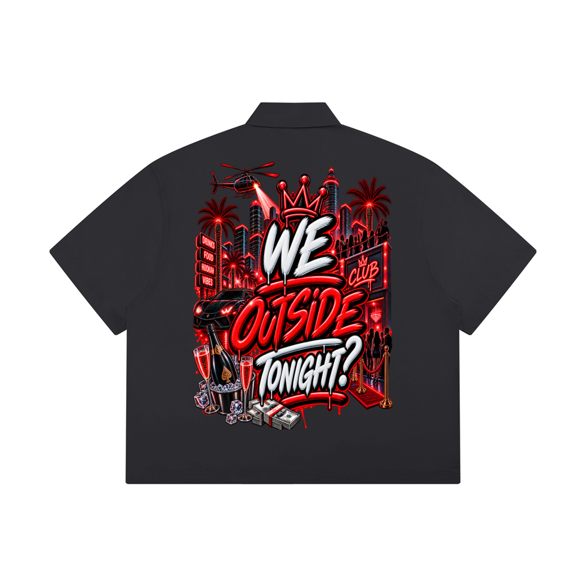 We Outside Unisex Boxy Short Sleeve Shirt