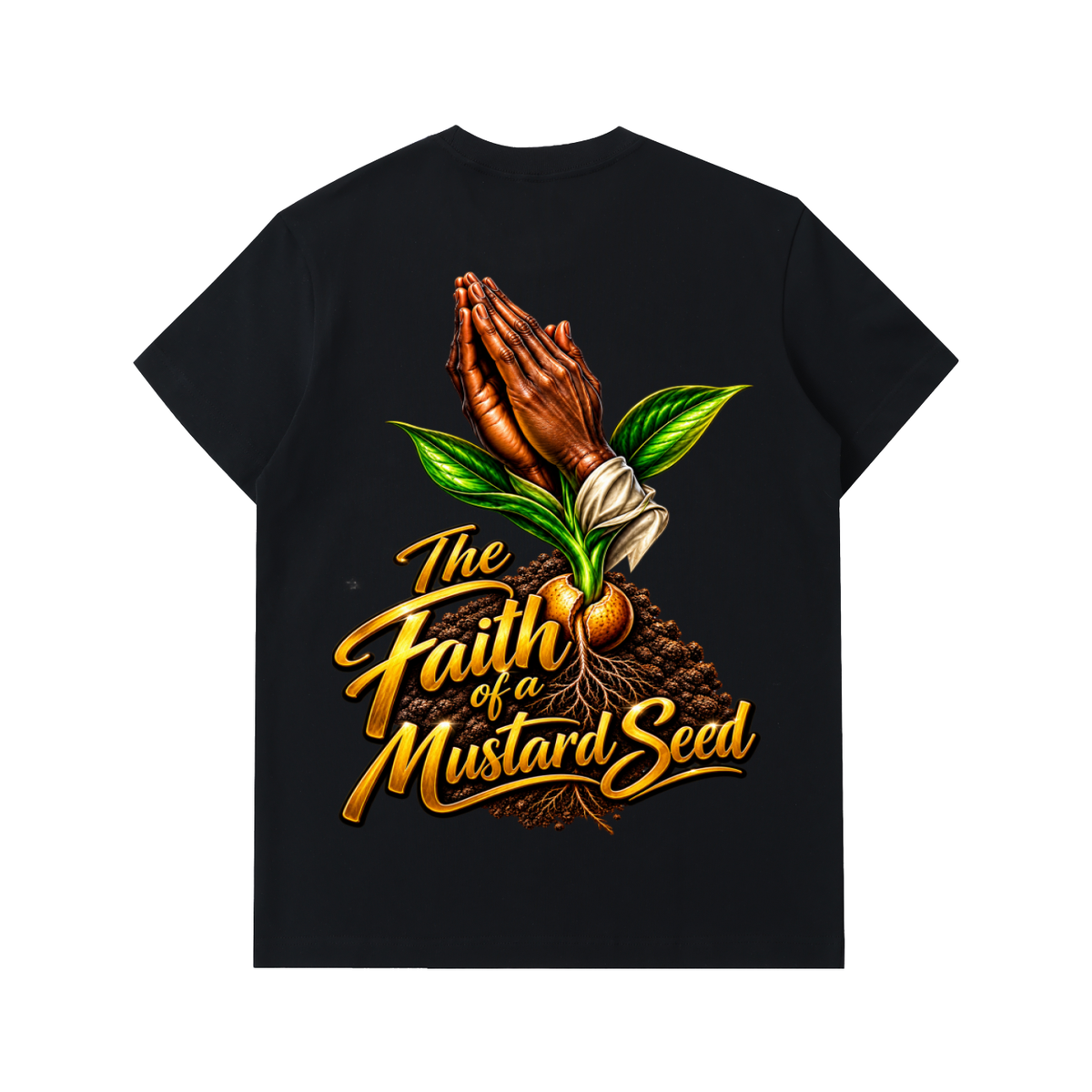 Faith of mustard seed Essential Heavyweight Cotton T-Shirt
