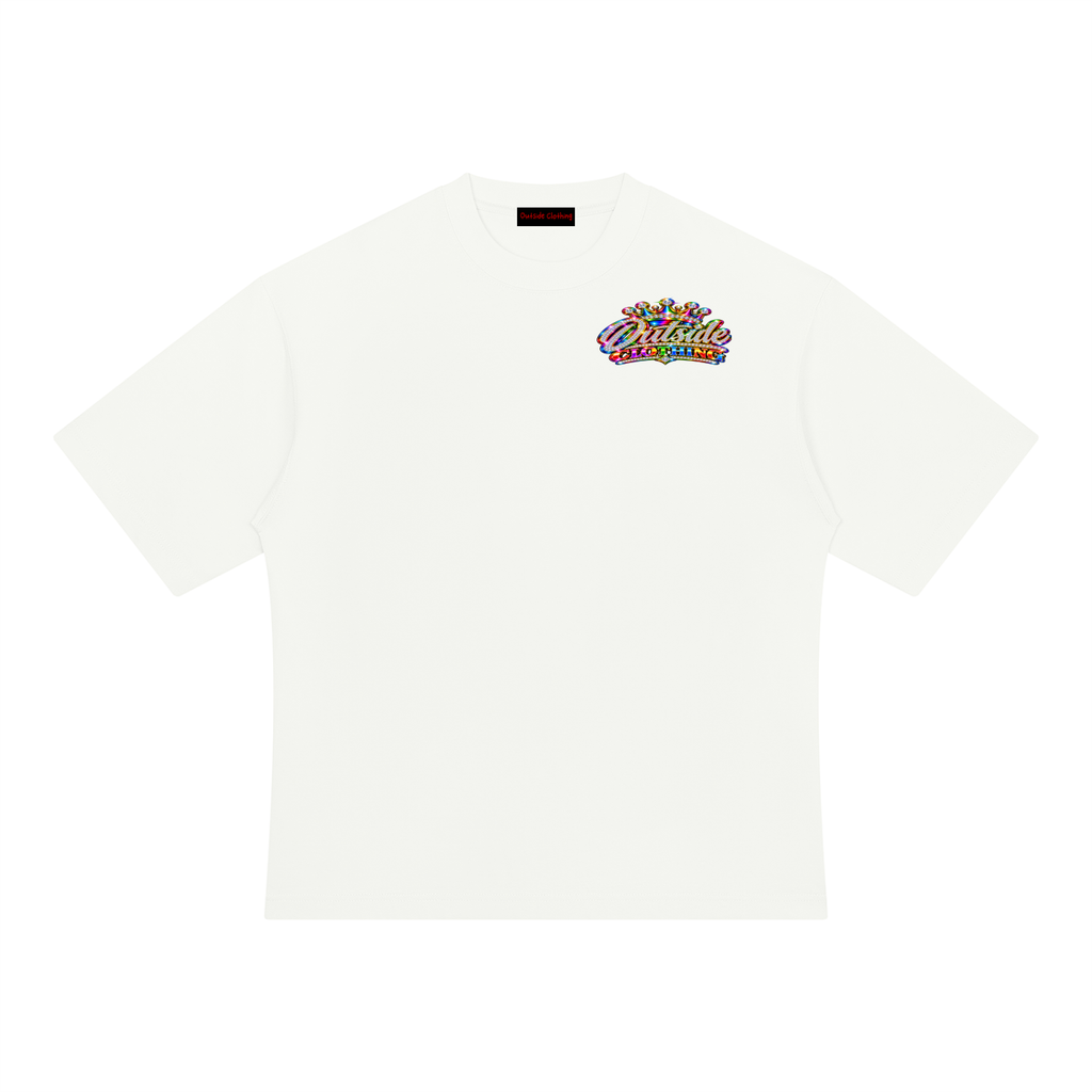 MC money Outside Unisex Heavyweight Oversized T-Shirt