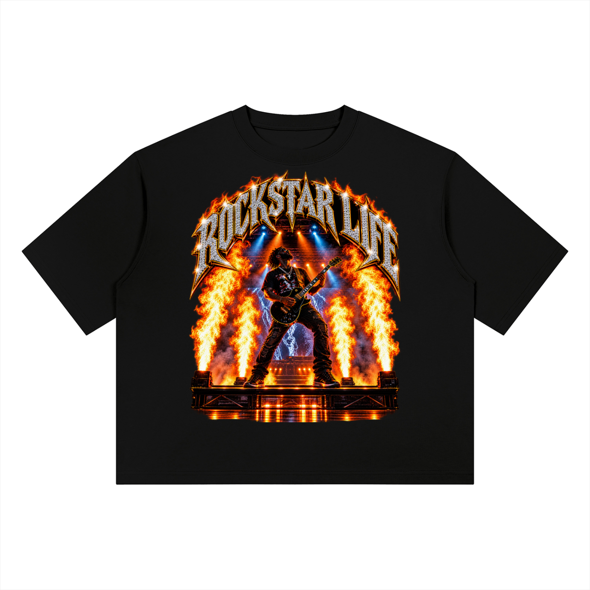 Rockstar Unisex Heavyweight Boxy T-Shirt