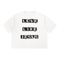 Love like Jesus Unisex Heavyweight Boxy T-Shirt