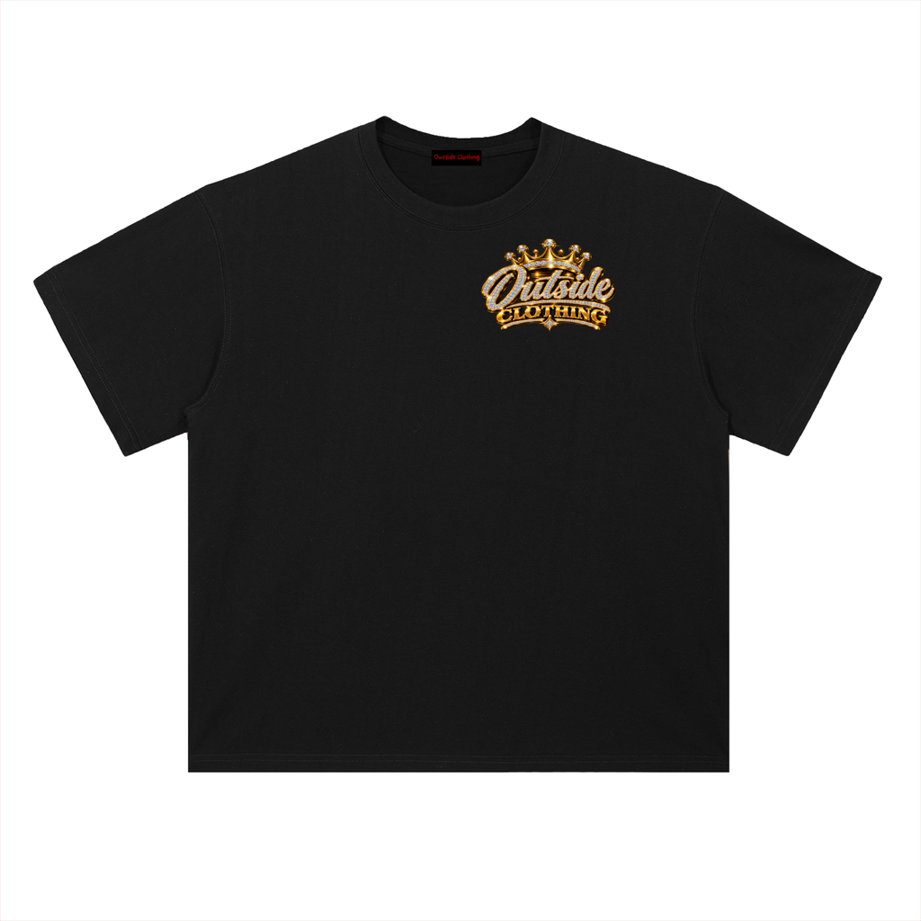 Heavyweight Drop Shoulder Cotton T-Shirt